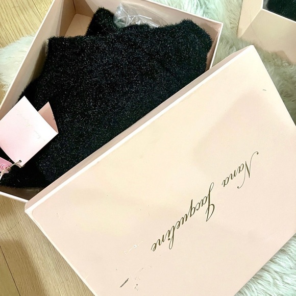 Nana Jacqueline Black Raya Sweater M (new with tag and box) - Picture 2 of 4